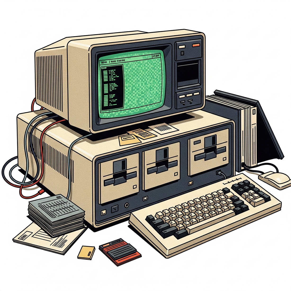 Illustration of outdated energy systems in Africa